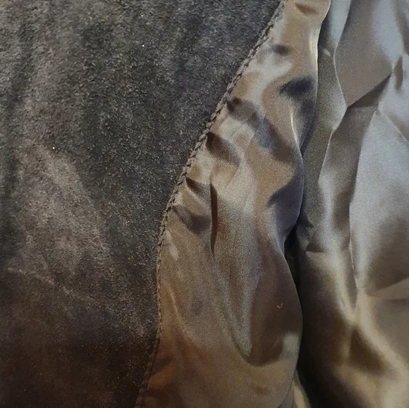 Size 16 brown vintage suede jacket - Picture 3 of 6